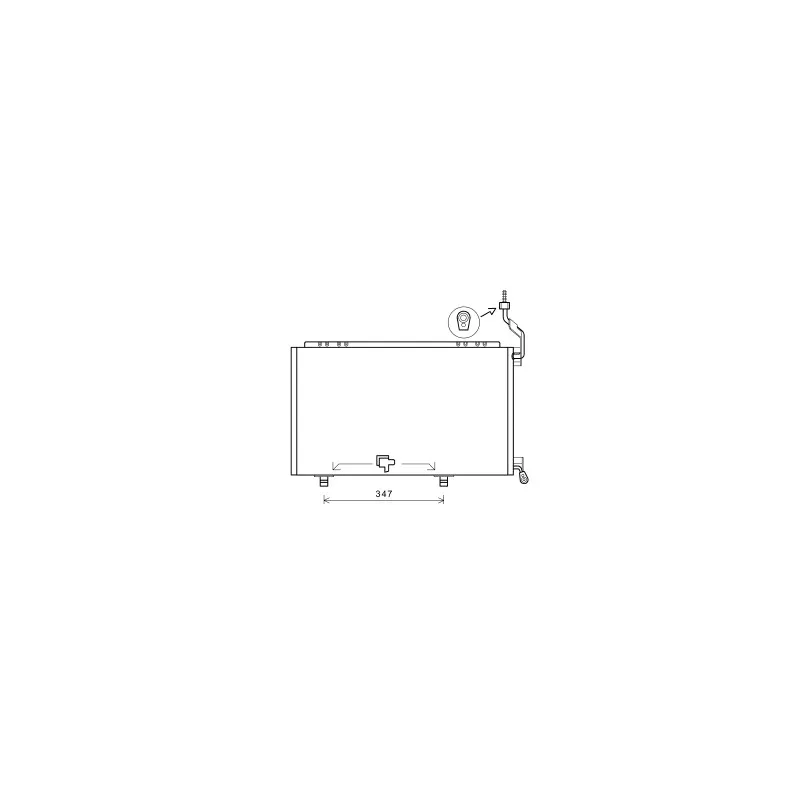 Condenseur, climatisation AVA QUALITY COOLING FD5606