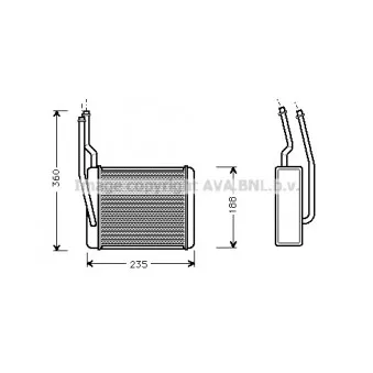 Système de chauffage AVA QUALITY COOLING FD6272