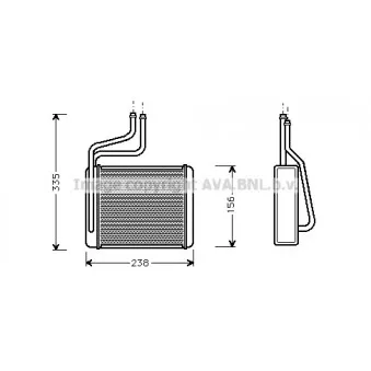 Système de chauffage AVA QUALITY COOLING FD6286