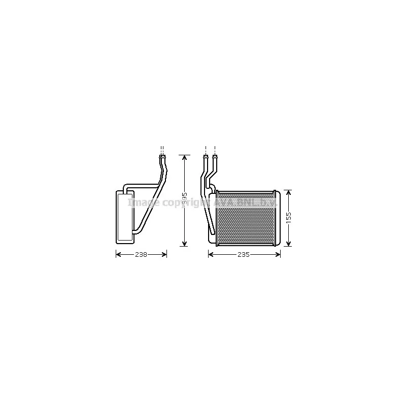Système de chauffage AVA QUALITY COOLING FD6329