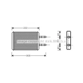 Système de chauffage AVA QUALITY COOLING FD6355
