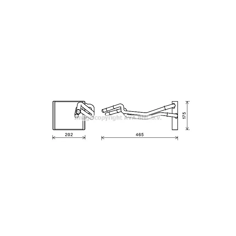 Système de chauffage AVA QUALITY COOLING FD6463