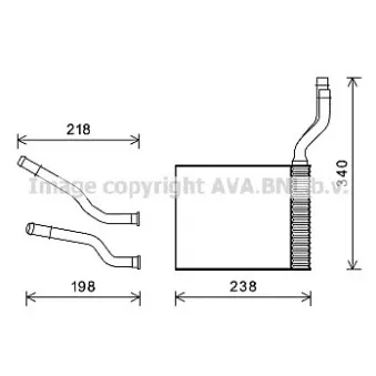 Système de chauffage AVA QUALITY COOLING FD6465