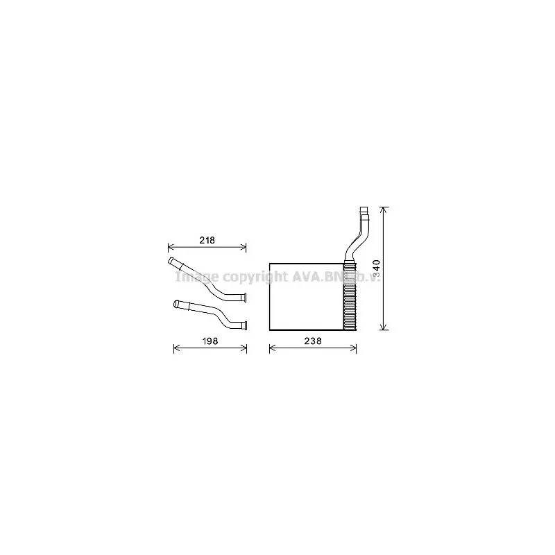 Système de chauffage AVA QUALITY COOLING FD6465