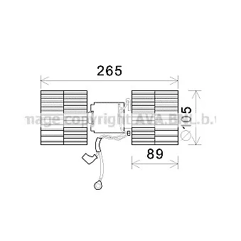 Moteur électrique, pulseur d'air habitacle AVA QUALITY COOLING FD8569