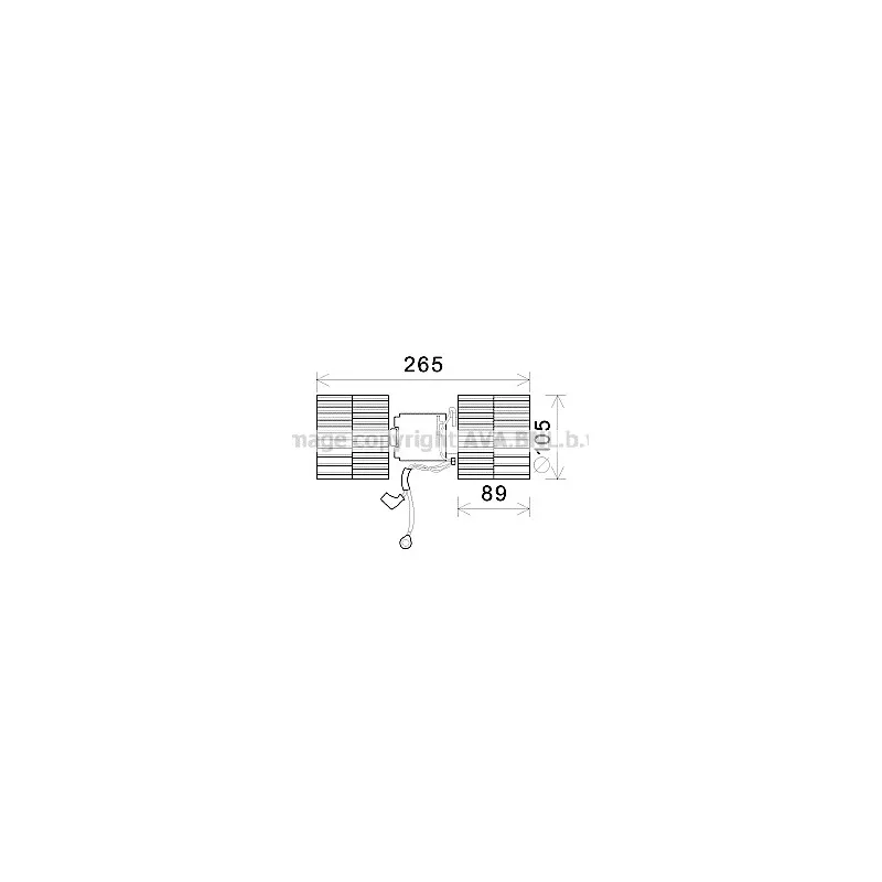 Moteur électrique, pulseur d'air habitacle AVA QUALITY COOLING FD8569