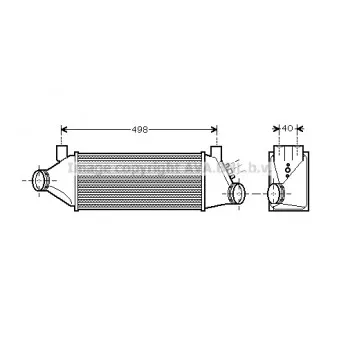 Intercooler, échangeur AVA QUALITY COOLING