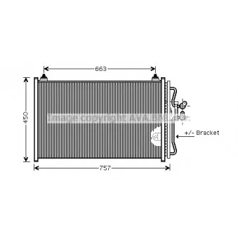 Condenseur, climatisation AVA QUALITY COOLING FDA5347