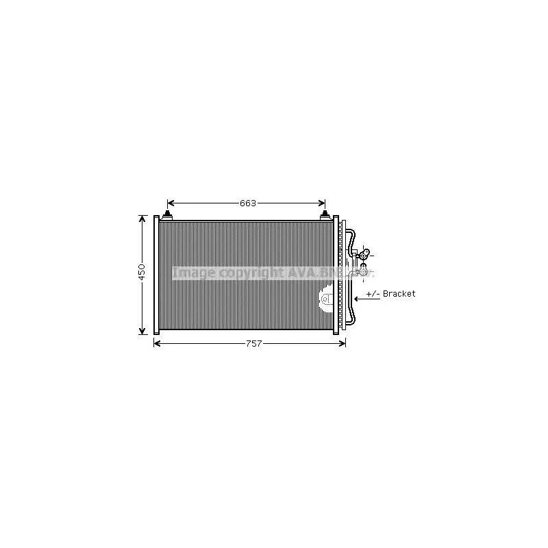 Condenseur, climatisation AVA QUALITY COOLING FDA5347