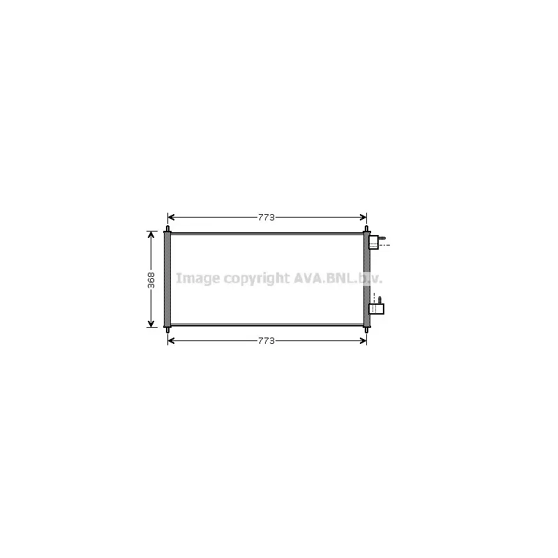 Condenseur, climatisation AVA QUALITY COOLING FDA5361
