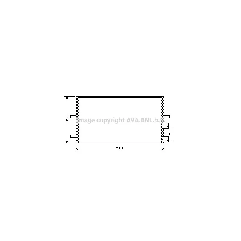 Condenseur, climatisation AVA QUALITY COOLING FDA5407