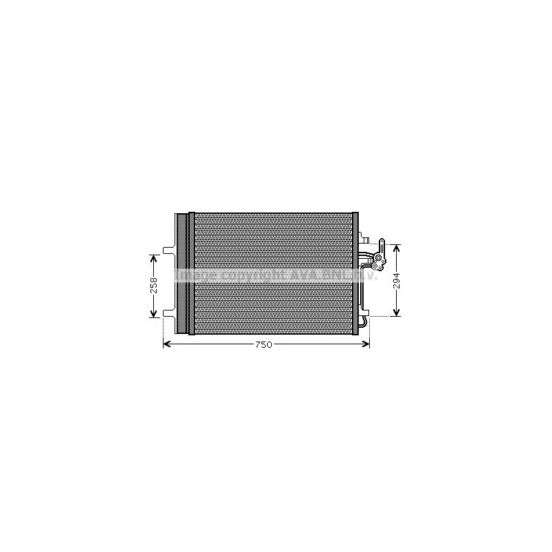 Condenseur, climatisation AVA QUALITY COOLING FDA5427D