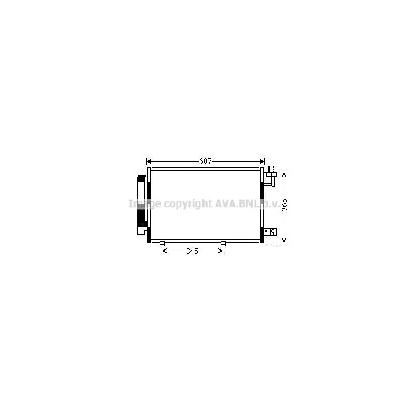 Condenseur, climatisation AVA QUALITY COOLING FDA5439D