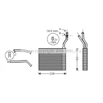 Système de chauffage AVA QUALITY COOLING FDA6364