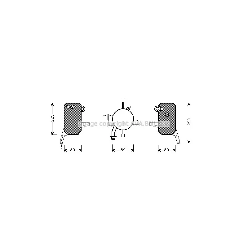 Filtre déshydratant, climatisation AVA QUALITY COOLING FDD119