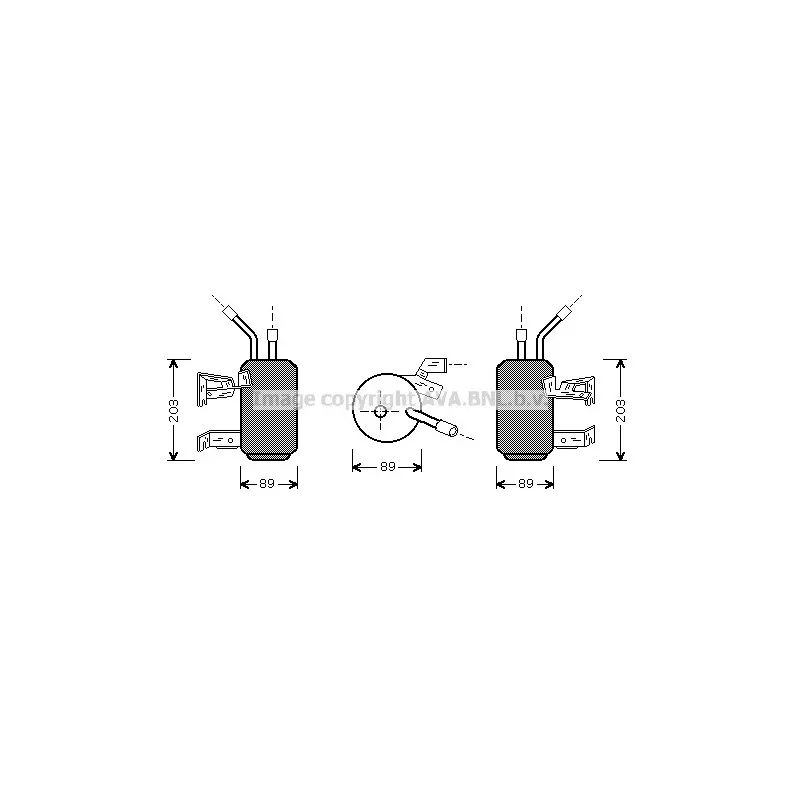Filtre déshydratant, climatisation AVA QUALITY COOLING FDD312