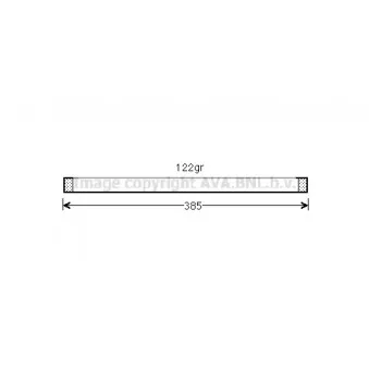 Filtre déshydratant, climatisation AVA QUALITY COOLING FDD489