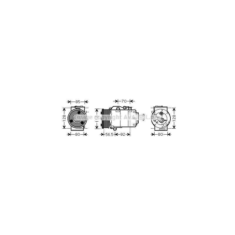 Compresseur, climatisation AVA QUALITY COOLING FDK394
