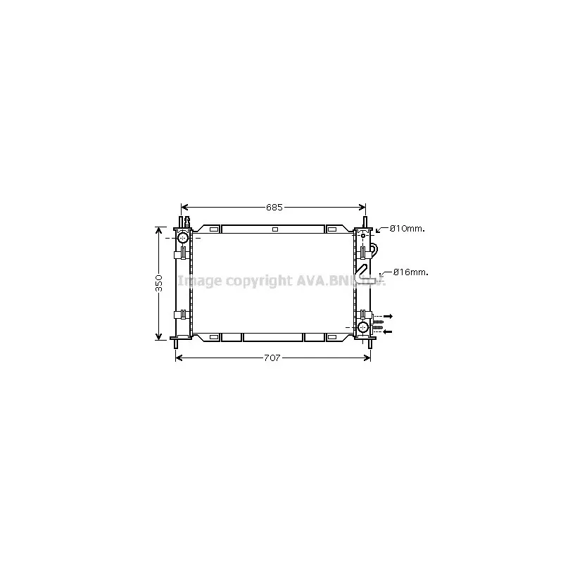 Module de refroidissement AVA QUALITY COOLING FDM388