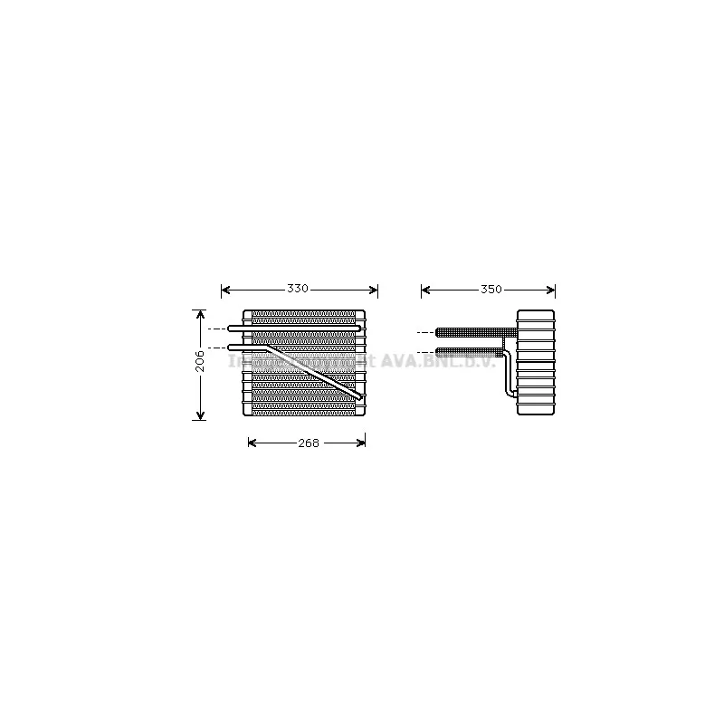 Evaporateur climatisation AVA QUALITY COOLING FDV269