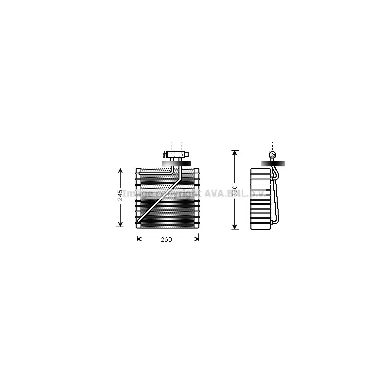 Evaporateur climatisation AVA QUALITY COOLING FDV271