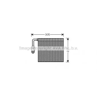 Evaporateur climatisation AVA QUALITY COOLING FDV426