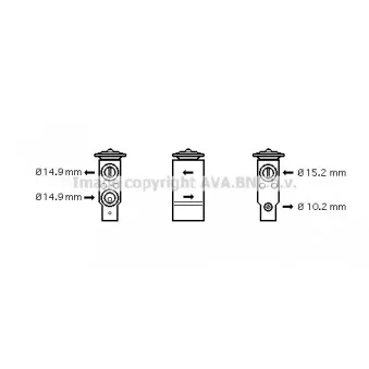 Détendeur, climatisation AVA QUALITY COOLING FT1306