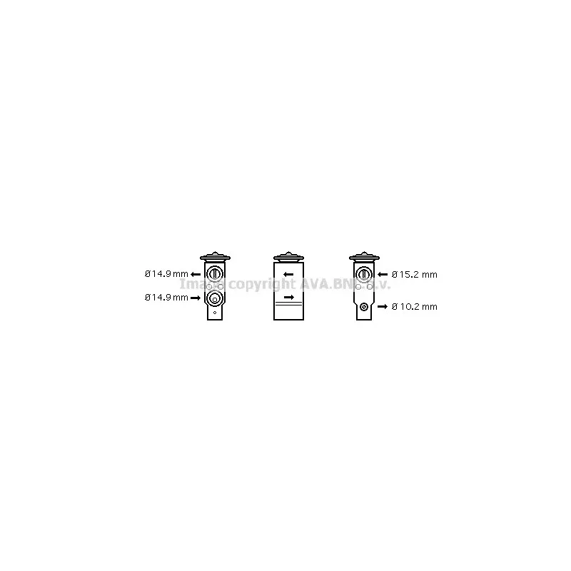 Détendeur, climatisation AVA QUALITY COOLING FT1306