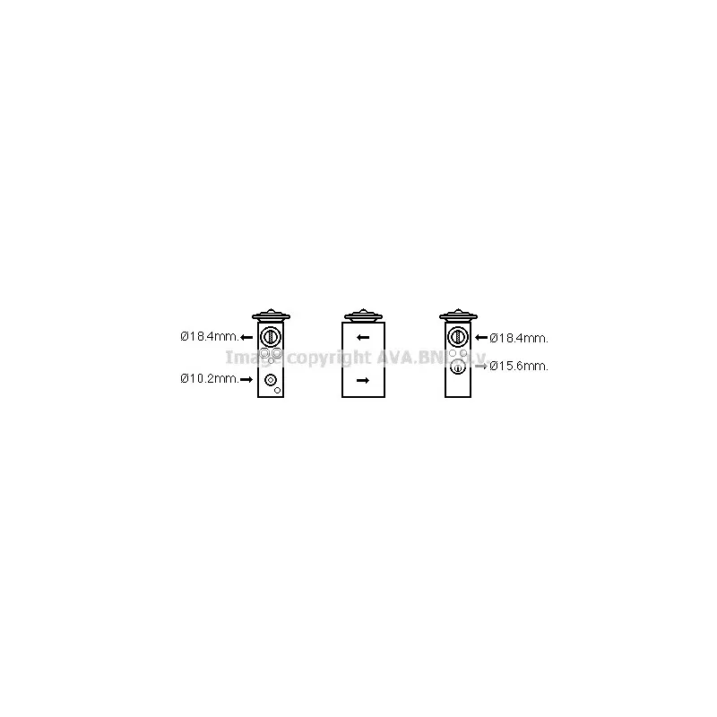 Détendeur, climatisation AVA QUALITY COOLING FT1405