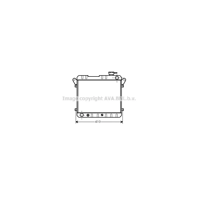 Radiateur, refroidissement du moteur AVA QUALITY COOLING FT2015
