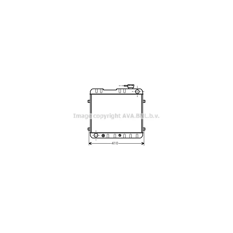 Radiateur, refroidissement du moteur AVA QUALITY COOLING FT2145