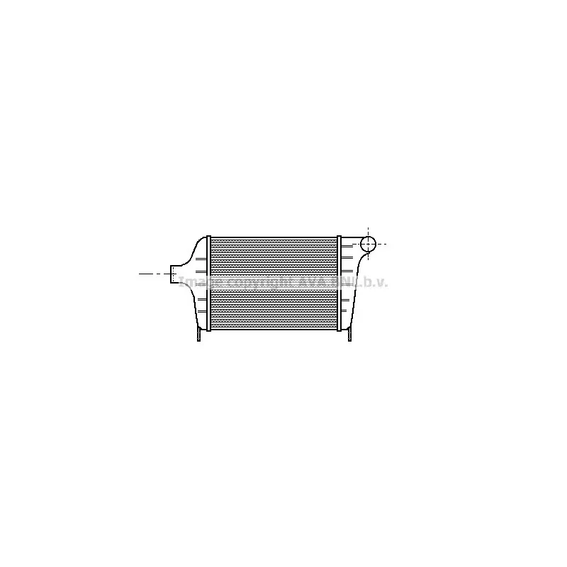 Intercooler, échangeur AVA QUALITY COOLING FT4005