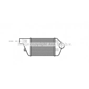 Intercooler, échangeur AVA QUALITY COOLING FT4113