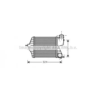 Intercooler, échangeur AVA QUALITY COOLING FT4309