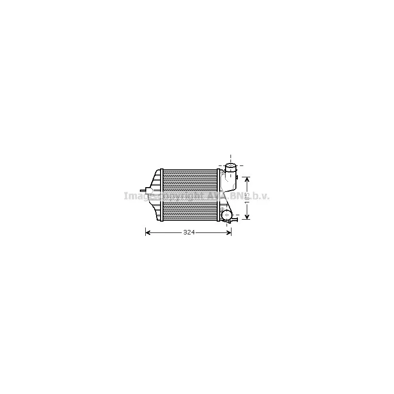 Intercooler, échangeur AVA QUALITY COOLING FT4309