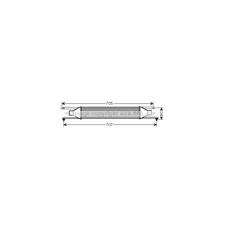 Intercooler, échangeur AVA QUALITY COOLING FT4319