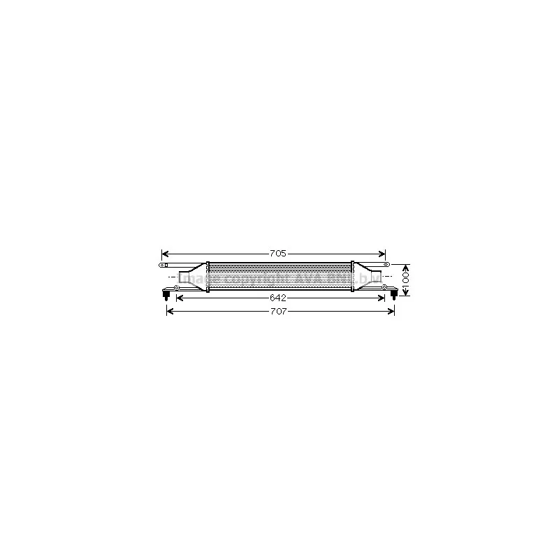 Intercooler, échangeur AVA QUALITY COOLING FT4320