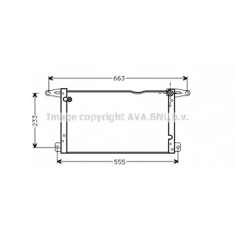 Condenseur, climatisation AVA QUALITY COOLING FT5154