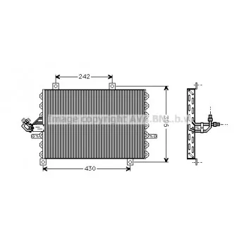 Condenseur, climatisation AVA QUALITY COOLING FT5192
