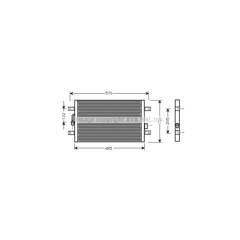 Condenseur, climatisation AVA QUALITY COOLING FT5196