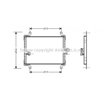 Condenseur, climatisation AVA QUALITY COOLING FT5206