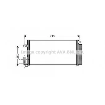 Condenseur, climatisation AVA QUALITY COOLING FT5310D