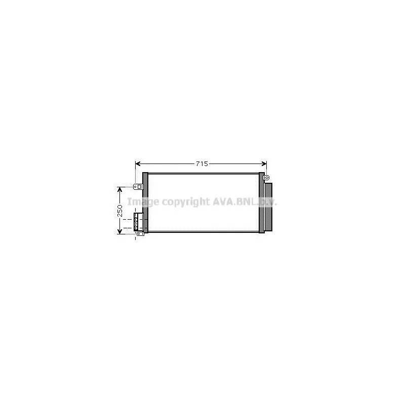 Condenseur, climatisation AVA QUALITY COOLING FT5310D