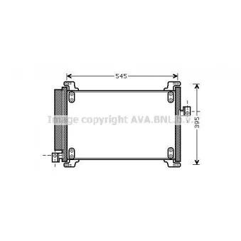 Condenseur, climatisation AVA QUALITY COOLING FT5327D