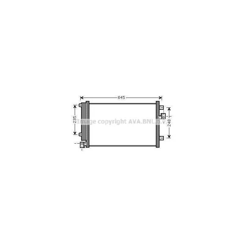 Condenseur, climatisation AVA QUALITY COOLING FT5328D