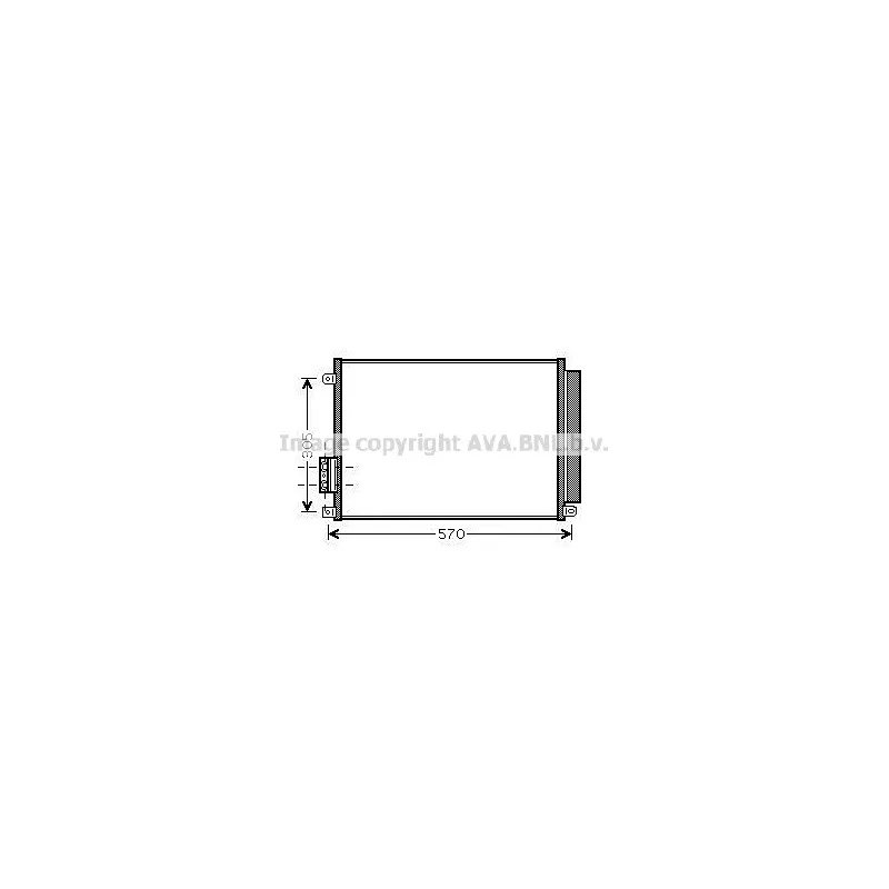 Condenseur, climatisation AVA QUALITY COOLING FT5347D