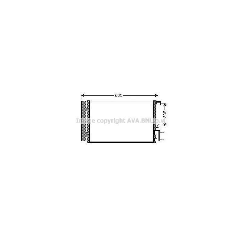 Condenseur, climatisation AVA QUALITY COOLING FT5357D