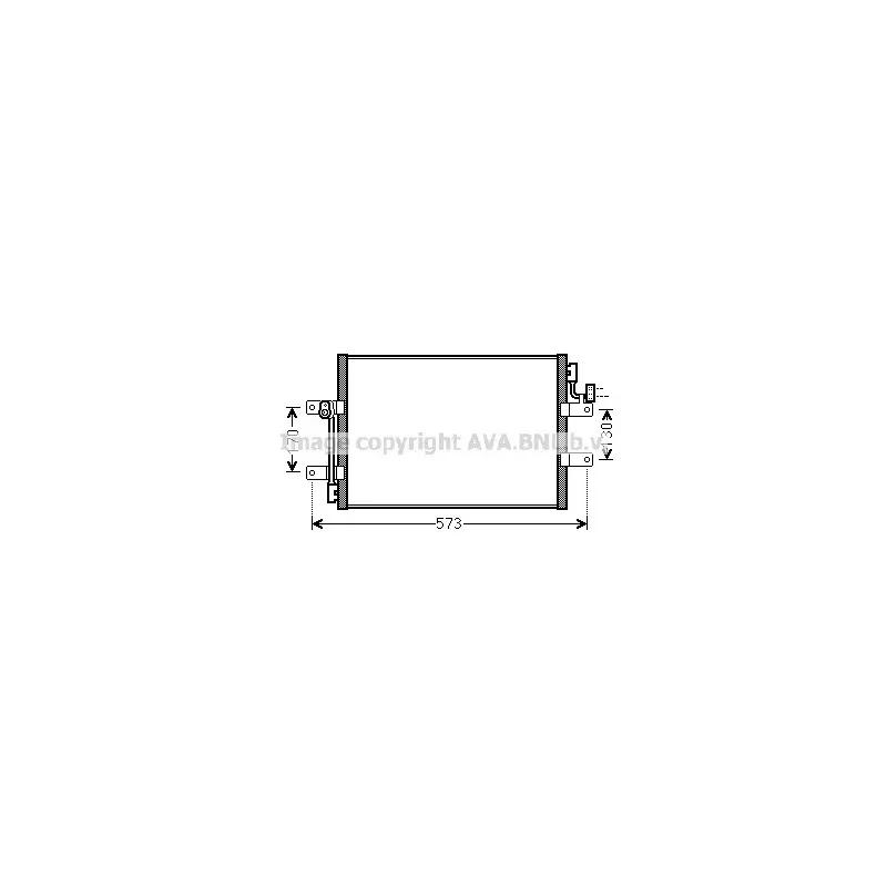 Condenseur, climatisation AVA QUALITY COOLING FT5393