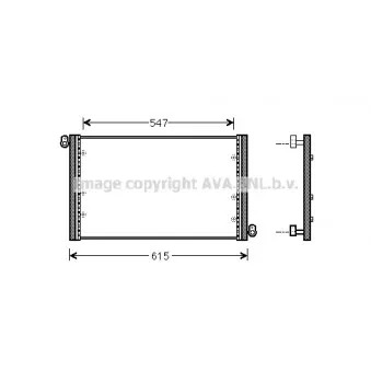 Condenseur, climatisation AVA QUALITY COOLING FT5402