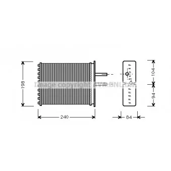 Système de chauffage AVA QUALITY COOLING FT6193